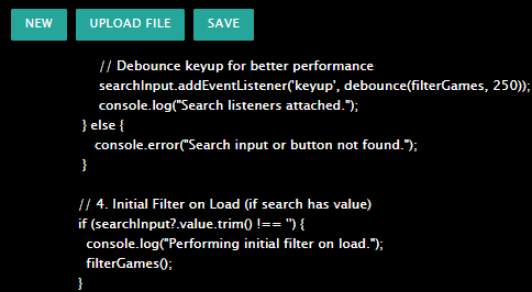 Advanced Code Editor V1